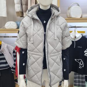 [루이까스텔]여성 반팔형 볼패딩점퍼 7LEJP003C