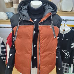 [루이까스텔]여성 오버핏 후디오리털조끼 7LEJP007D