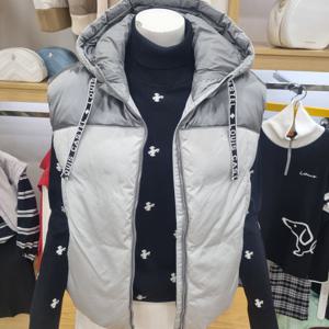 [루이까스텔]여성 오버핏 후디오리털조끼 7LEJP007C