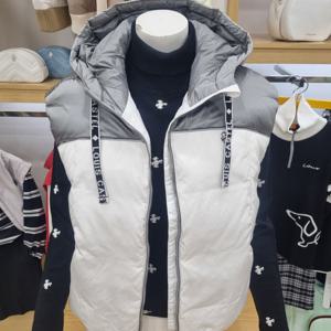 [루이까스텔]여성 오버핏 후디오리털조끼 7LEJP007W