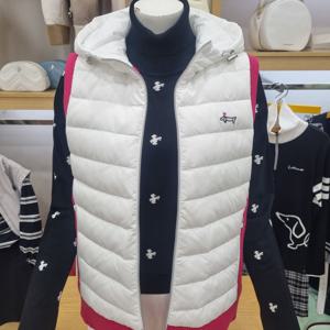 [루이까스텔]여성 후드 방풍 니트조끼 7LEVT001P