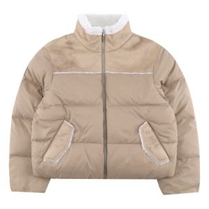 르꼬끄 여성 루즈핏 페이크 무스탕 다운 자켓 QQ422ODJN6DBG