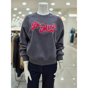 [더아이잗]레터링 라글란 맨투맨 티셔츠 IRAM0TS721GYD0