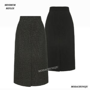 [미니멈]MD H라인 슬릿 스커트 MD MYDAWS0210_CJ