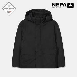 [네파]남성 벤투스 윈드스토퍼 후디 다운자켓 - 7L72060_C01_IC