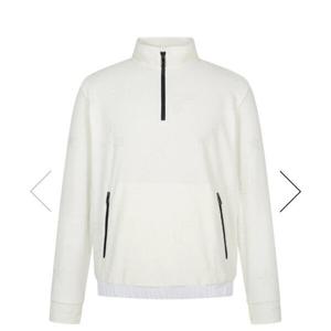 [핑]남성 기모 패턴 반집업긴팔 티셔츠111D4TR381_WH_YS