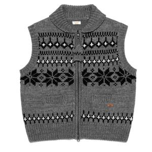 리 코위찬 니트 베스트 W B1 LE2504KT67 GR IV