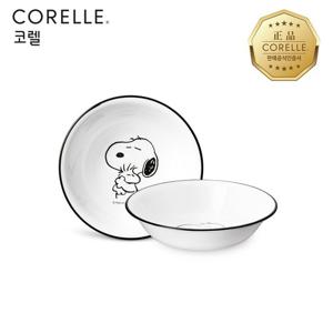 코렐 스누피앤찰리에디션 앞접시 2P