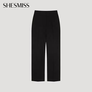 [쉬즈미스] 울 백 밴딩 슬림 팬츠_SWWSLO42050_BK