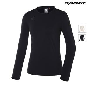 [다이나핏] (택가 99,000원) 블랙 여성 CARBON-TECH (카본테크) 긴팔티 YWU23221Z1