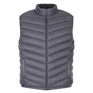 남자 겨울 하이넥 경량 스트링 조끼패딩 IE-VEP-4006-그레이