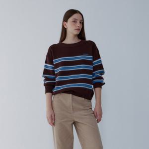 [보브]울 블렌드 투웨이 스트라이프 풀오버7155450016