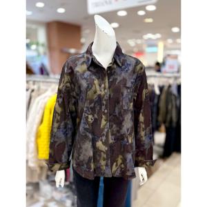 [트리아나]나염 프린트 카라넥 셔츠 TK4BA01