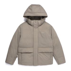 내셔널지오그래픽 [택가 399,000원] N254UDW081 노사시 후드 탈부착 다운 OAK BEIGE