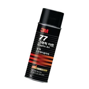 스프레이접착재 3M 스프레이 접착제 77 강력고정 160ml 소 1p 미술