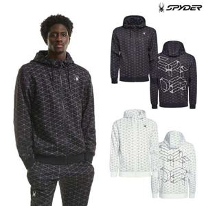 [스파이더] 공용 그리드 패턴 후드 집업 SPHPCNFT301U