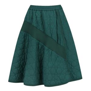 파리게이츠골프스커트 NQC 521D4PC581_GN 여성 별 퀼팅 밴딩 스트링 패딩 스커트