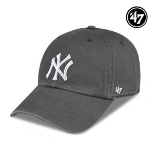 47브랜드 뉴욕 양키스 NY 빅로고 MLB 엠엘비 볼캡 야구 모자 차콜 B-RGW17GWS-CCA