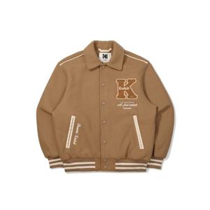 코닥 공용 브라우니 바시티 자켓 B1 K5423LJK93 BEI NVY