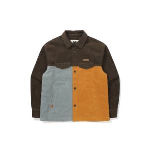 코닥 공용 브라우니 컬러블럭 패딩 셔켓 B1 K5423LPJ92 BRW CHC