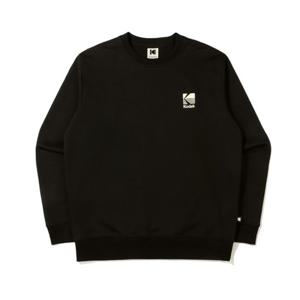 코닥 공용 모노크롬 에버라이트 맨투맨 BB K4323EFSM1 BLK IVR