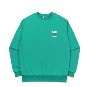 코닥 레인보우 맨투맨 BB K4323LFSA1 GRN IVR