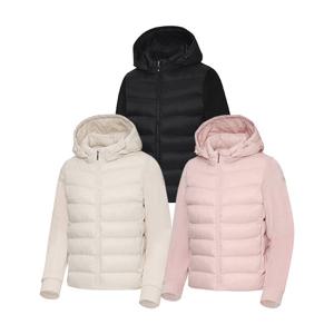 [25FW][다이나핏 공식](택가 229,000원) 여성 아이시 하이브리드 패딩 자켓_YWW25148