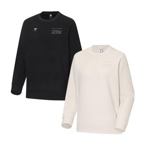 [25FW][다이나핏 공식](택가 129,000원) 여성 스노위 플리스 맨투맨_YWW25256