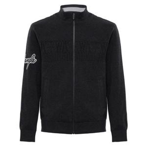 [와이드앵글]남성 CO 하이브리드 패딩 풀집업 스웨터 Charcoal(WMW25K74C8)