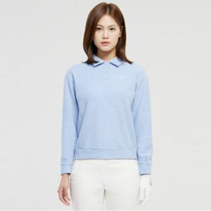 [와이드앵글]여성 CO 로고 부클 스웨트셔츠 ICE BLUE(WWW25271IC)