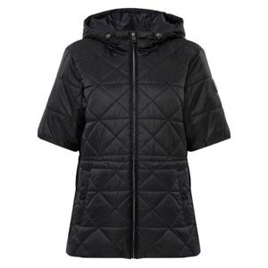 [와이드앵글]여성 CO 아르누보 하프슬리브 미디 자켓 Black(WWW25172Z1)