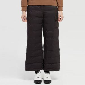 [와이드앵글]여성 CO 와이드 크랍 패딩 팬츠 Black(WWW25375Z1)