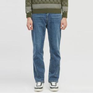 [와이드앵글]남성 CO 히든 백포켓 본딩 데님 팬츠 Indigo(WMW25372N2)