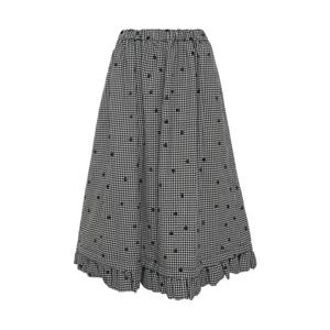 25 FW 꼼데가르송 폴카 도트 러플 미디 스커트 NPS00605111A TP444594575