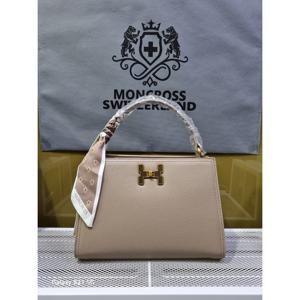 [몽크로스]BEST 매듭스카프 탑핸들 토트백 WT58223(베이지)_DG