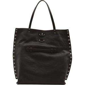 자넬라토 트위스트락 스터드 디테일 토트백 068790M TABACCOZ11