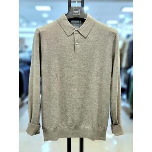 바쏘옴므 세이브존03 바쏘옴므 24FW  울 블렌드 카라 니트 티셔츠 WSAGY4WT85AA