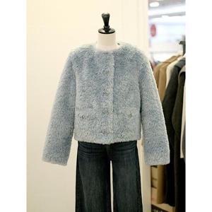 메종블랑쉬 세이브존03 인조 양털 라운드 퍼 자켓 AGY256NMUA08A