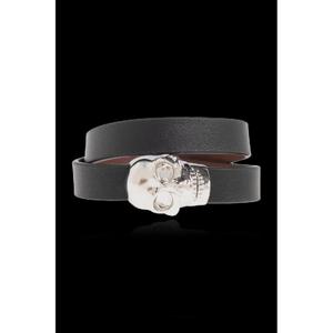 25SS 알렉산더 맥퀸 레더 브레이스렛 8166761A0UM1000 TP565505075