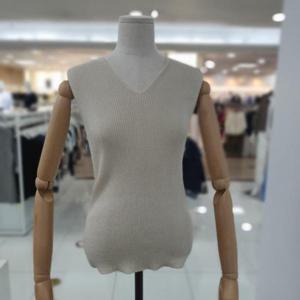 아날도바시니 DP01 썸머 브이넥 니트 나시 AY06KP49N