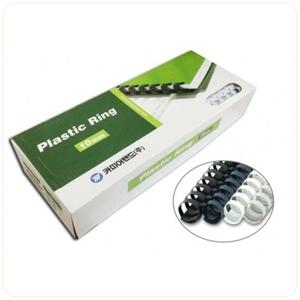 카피어랜드 제본링 10mm 흰색 100입 플라스틱제본링 제본링 셀프제본