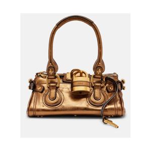 끌로에 Paddington 메탈릭 레더 숄더 백 P01105783