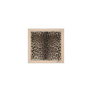 25 FW 돌체앤가바나 킴 돌체앤가바나 레오파드 프린트 실크 스카프 FN092RGDBQC TP432356254