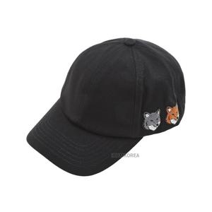 [메종 키츠네] FW25 공용 더블 폭스 헤드 모자 OM611CFWW0096 P190 (스크래치)