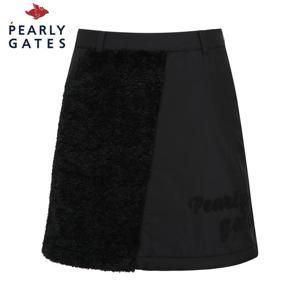 [파리게이츠] 여성 덤블 믹스 로고 패딩 큐롯 스커트