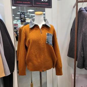 수스 HC07 데님배색카라집업 S254NJPB57