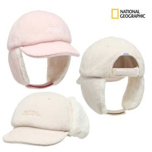 내셔널지오그래픽키즈  (K254KHA100) 플리스 캡 방한 모자