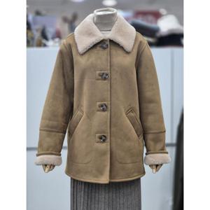 밀스튜디오 세이브존04 천연 리얼 양모100% 무스탕재킷 LRBMUR116