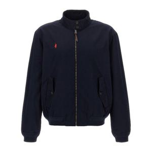 랄프로렌 로고 자수 지퍼 봄버 재킷 710923261 002