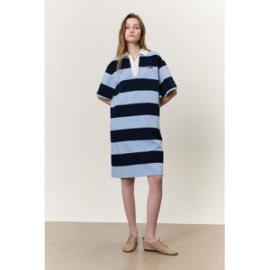 아떼 바네사브루노 25SS 스테디셀러 블루 스트라이프 면 반팔원피스 WVDR5B901B2